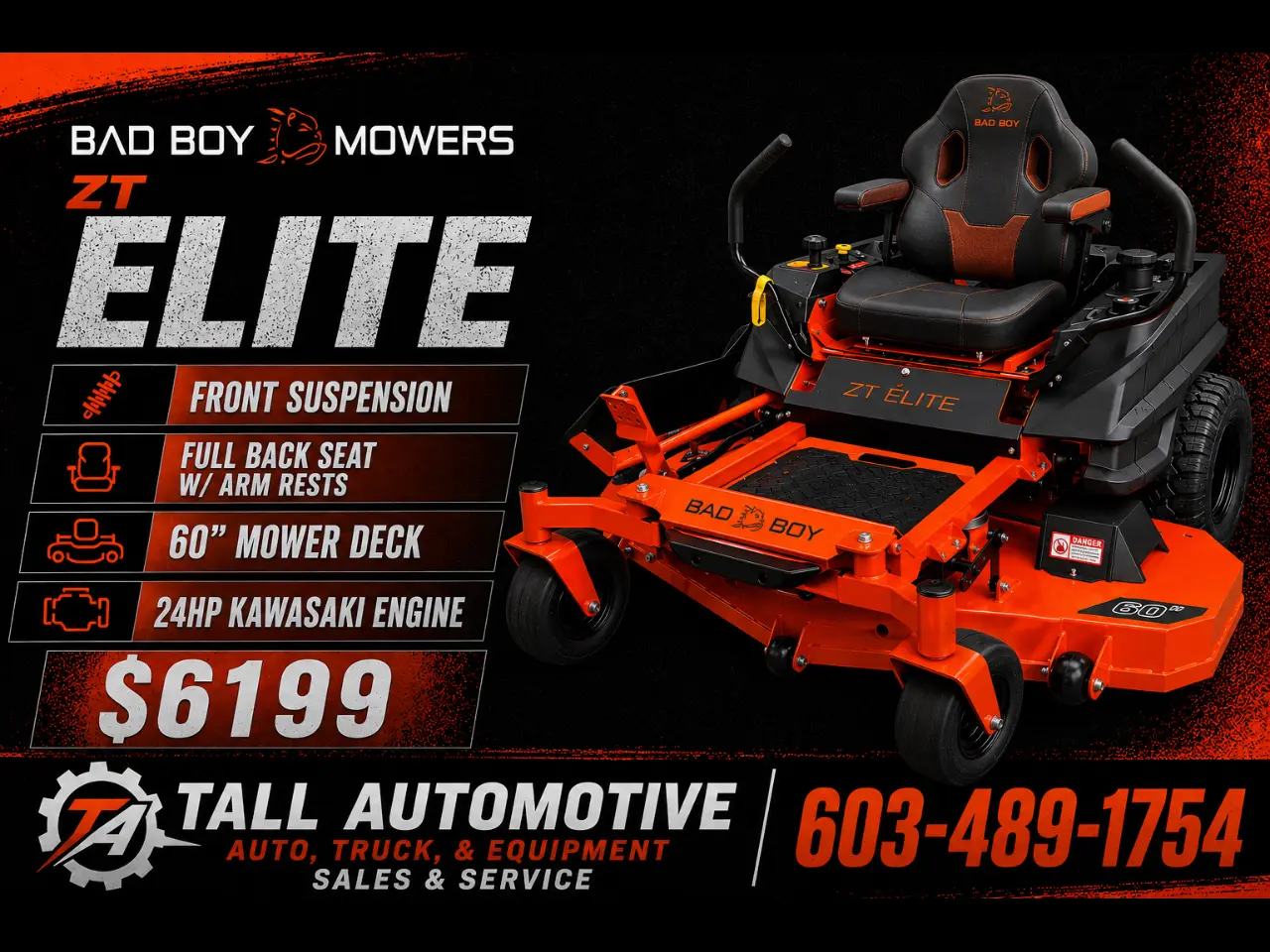 2026 Bad Boy Mowers ZT ELITE